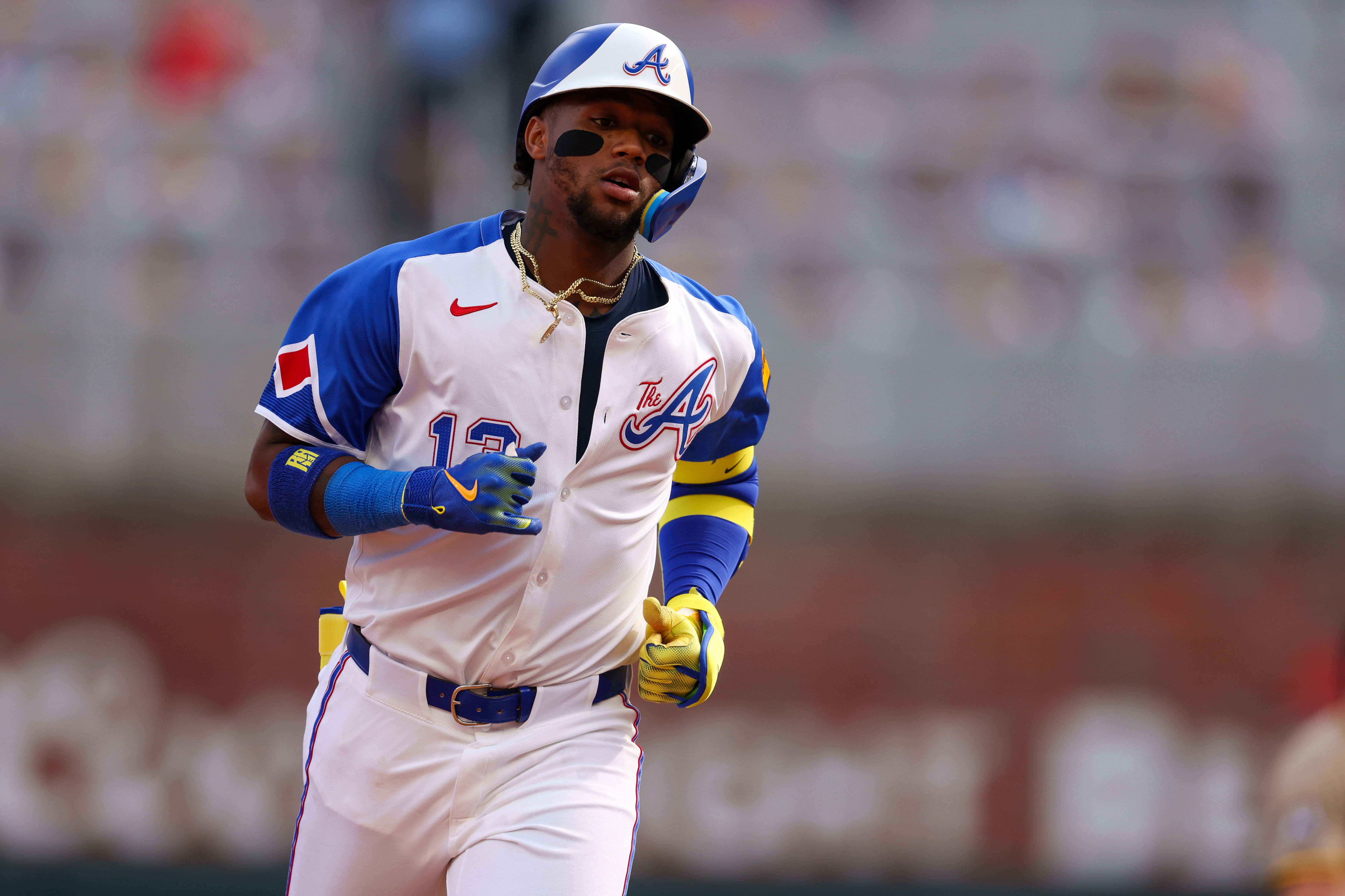 Ronald Acuna Jr. could get two hits (Imagn)